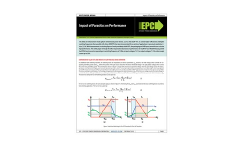 Impact of Parasitics on Performance