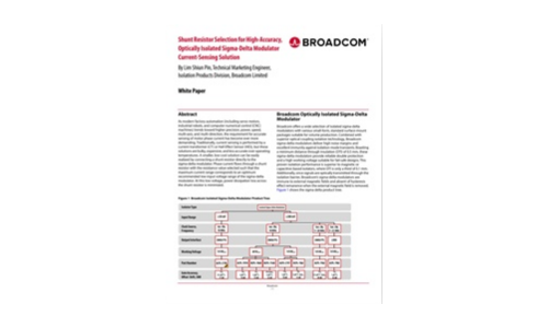 Shunt Resistor Selection for High-Accuracy, Optically Isolated Sigma-Delta Modulator Current-Sensing Solution